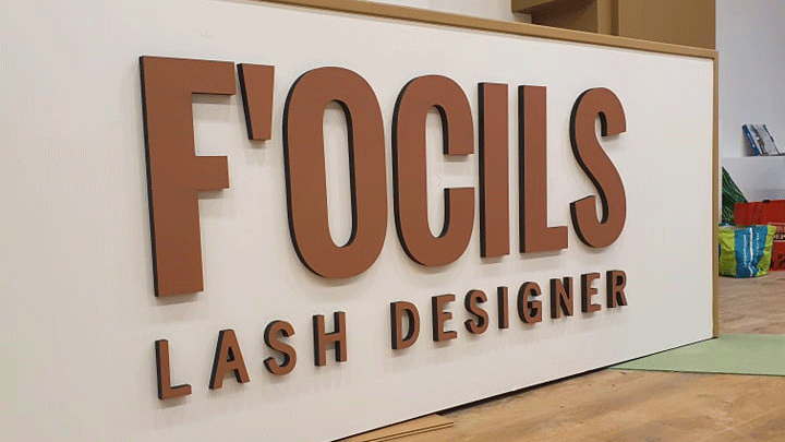 Cr&eacute;ation de lettres reliefs &agrave; Lille