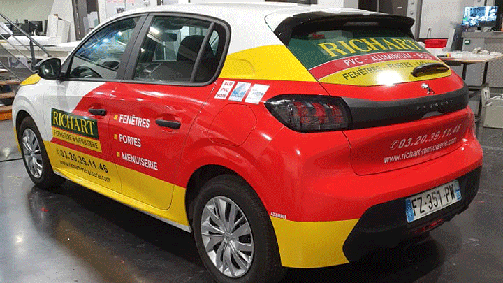 Marquage de v&eacute;hicules &agrave; Lille