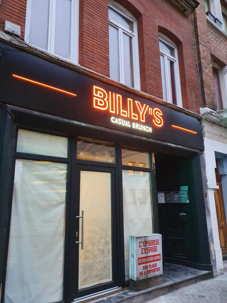 Enseigne lumineuse Billy's, Tourcoing